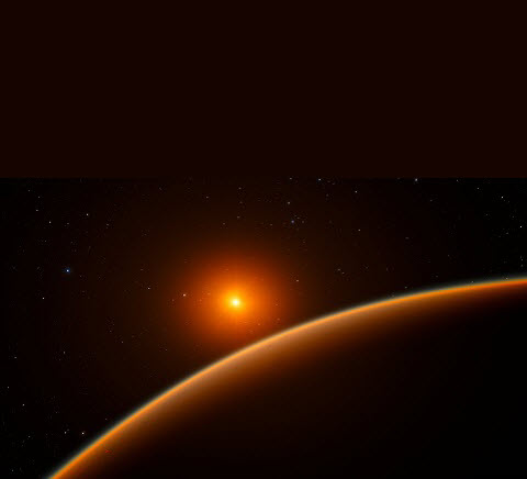 Artist's impression of an exoplanet (NASA/Caltech)